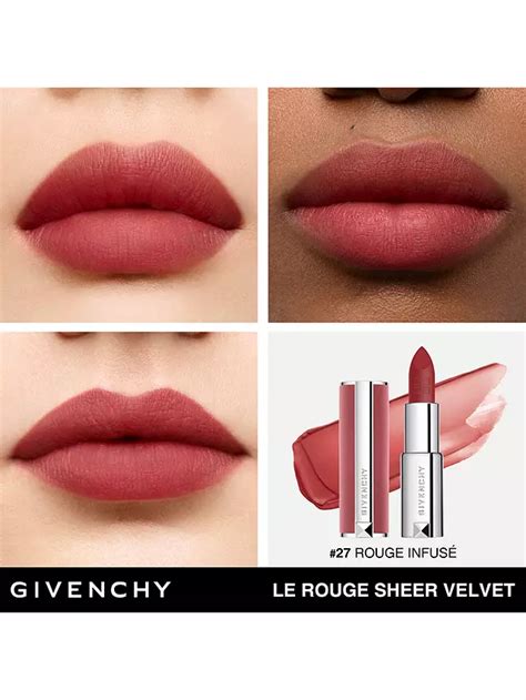 givenchy rouge sheer velvet 27